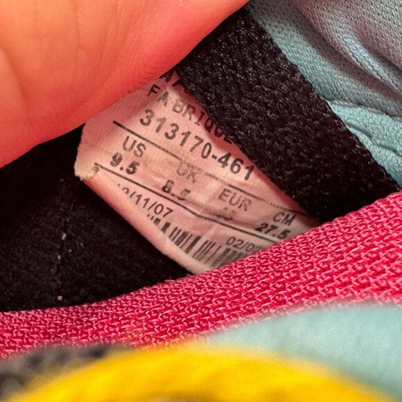 Size 9.5‎ Nike Dunk SB Low Pacman Mens Pink Blue Athletic Sneakers 313170-461 - Picture 8 of 12